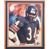 Image 2 : WALTER PAYTON SIGNED AND FRAMED PHOTO DISPLAY 16 X 20 - BECKETT COA