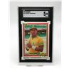 Image 1 : 1981 DONRUSS RICKEY HENDERSON TRADING CARD - SGC GRADE 5