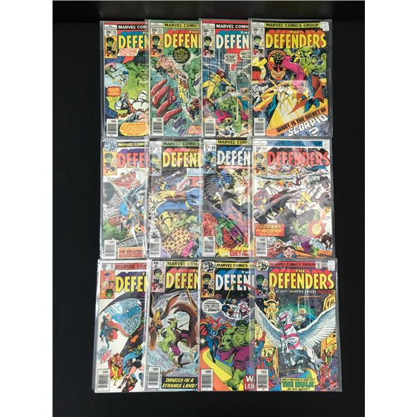 LOT OF 12 THE DEFENDER COMICS (MARVEL COMICS)