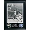 Image 1 : BILL RUSSELL AND WILT CHAMBERLAIN SIGNED AND CUSTOM FRAMED 16 X 20 PHOTO (BECKETT LOA)