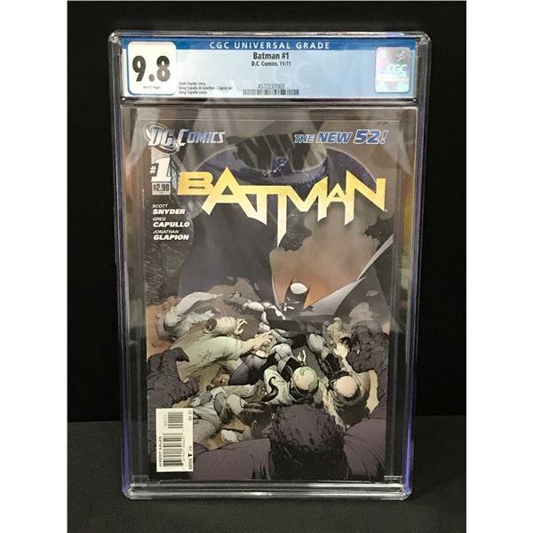DC COMICS NO.1 BATMAN CGC GRADED 9.8