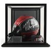 Image 1 : MIKE TYSON SIGNED SPEED BAG IN DISPLAY (TYSON COA)