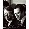 Image 1 : JIMMY CARTER AND JOSEPH BIDEN SIGNED PICTURE - BECKETT COA