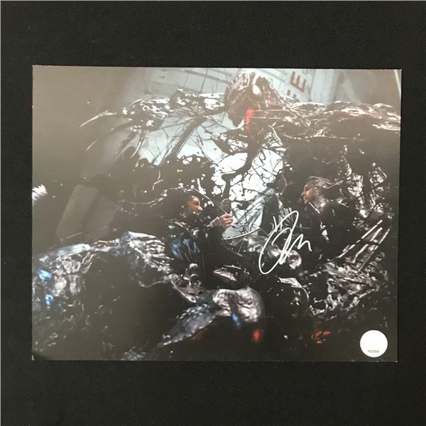 TOM HARDY SIGNED VENOM 8X10 - KB COA