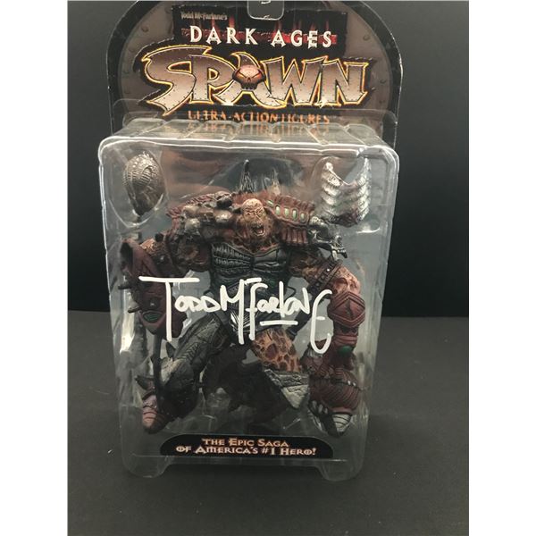 TODD MCFARLANE SIGNED SPAWN FIGURE