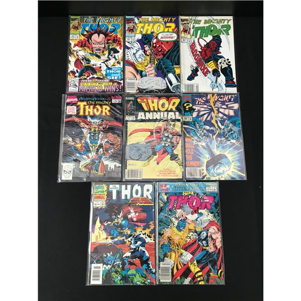 LOT OF 8 THE MIGHTY THOR COMICS (MARVEL COMICS)
