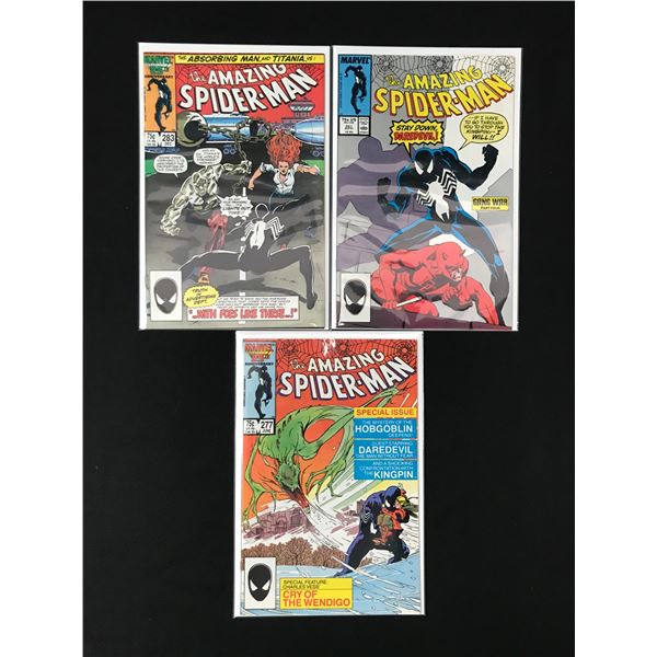 LOT OF 3 SPIDERMAN COMICS (MARVEL COMICS)