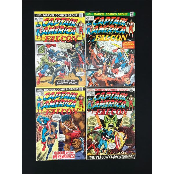 LOT OF 4 CAPTAIN AMERICA COMICS (MARVEL COMICS)