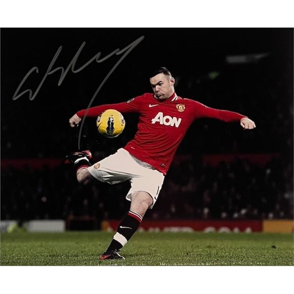 Manchester United Wayne Rooney Signed Photo
