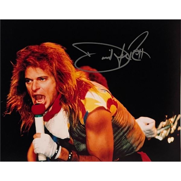 Van Halen David Lee Roth Signed Photo