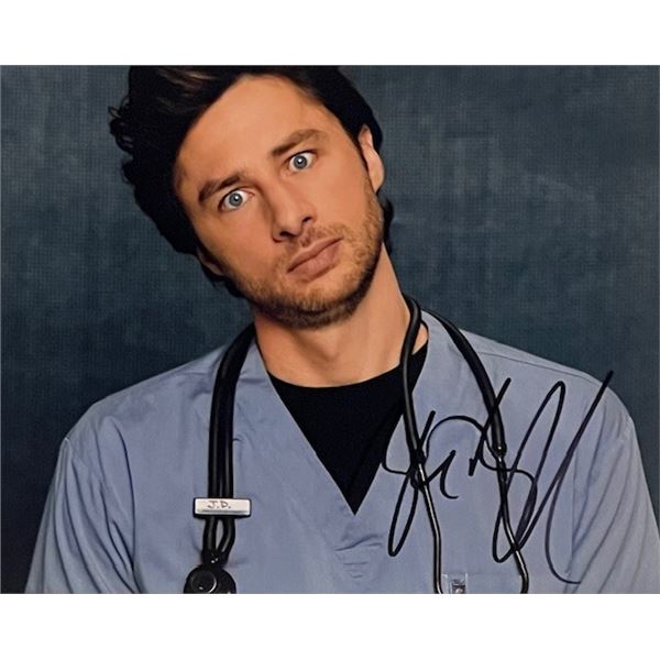 Scrubs Zach Braff Signed Photo
