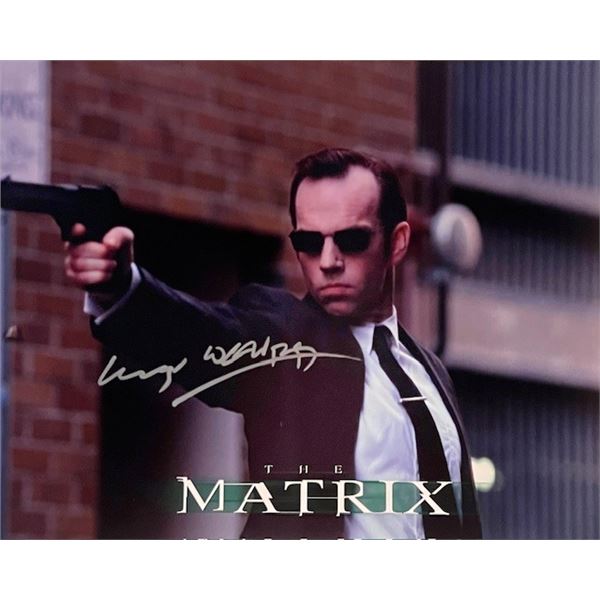 The Matrix Hugo Weaving Signed Photo