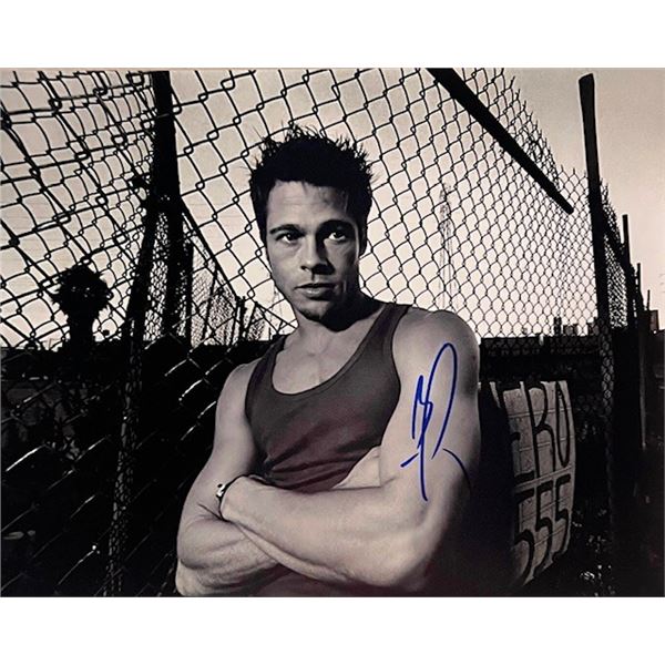 Fight Club Brad Pitt Signed Photo