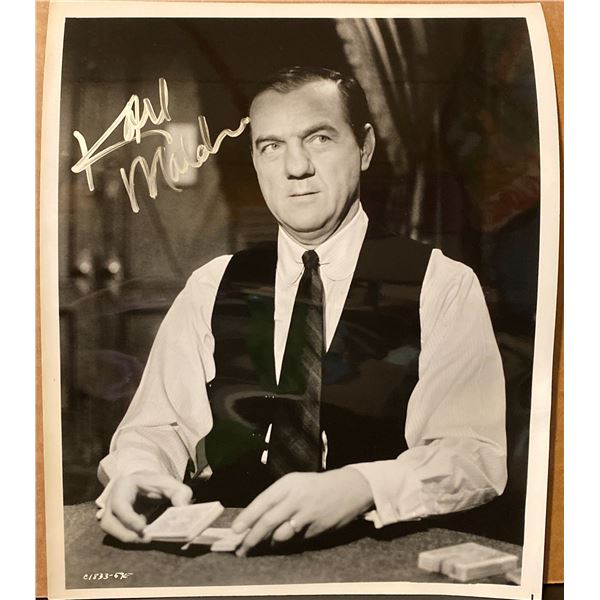 The Sting Karl Malden signed movie photo