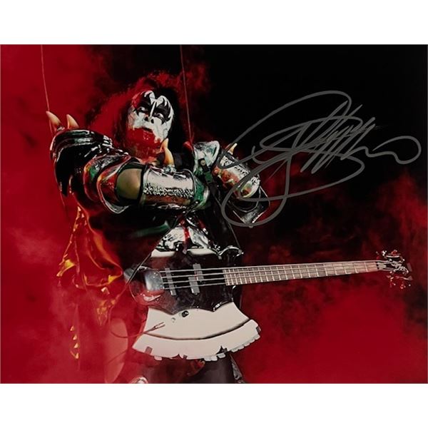 Kiss Gene Simmons Signed Photo
