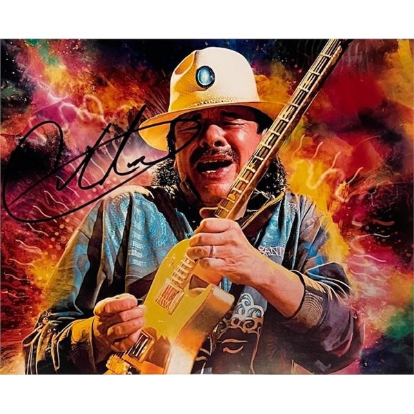 Carlos Santana Signed Photo