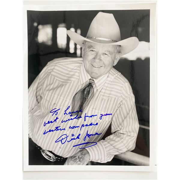 The Frontiersman Dickie Jones signed photo