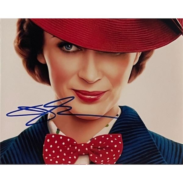 Mary Poppins Emily Blunt Signed Photo