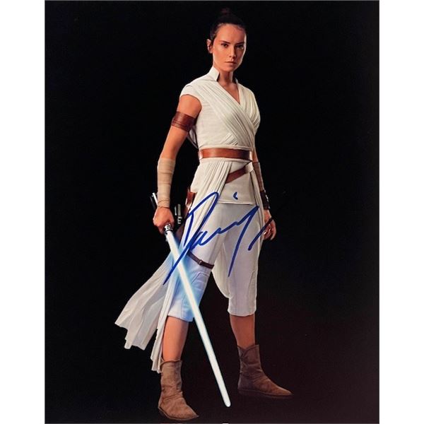 Star Wars Daisy Ridley Signed Photo