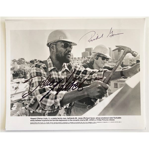 Mr. Jones Richard Gere and Delroy Lindo signed movie photo