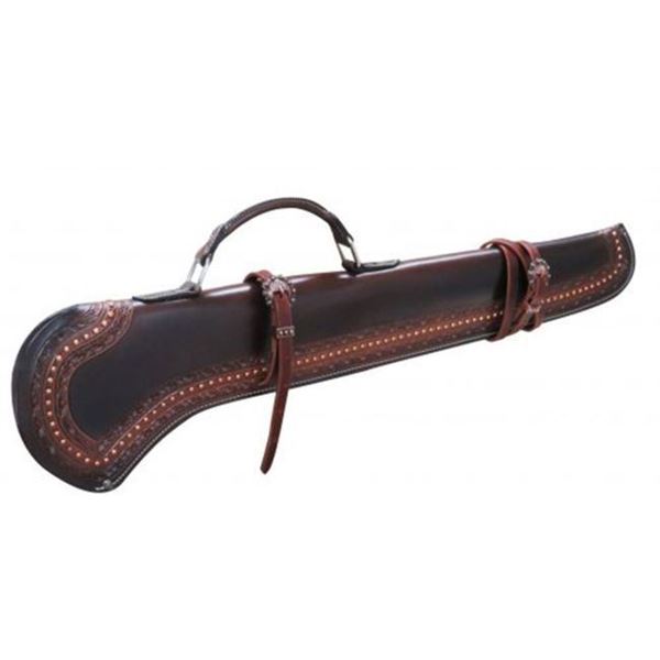 Showman 34" Barbed Wire Tooled Gun Scabbard