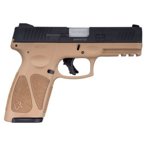 TAURUS G3 9MM 17-SHOT 3-DOT ADJ. TAN/BLACK POLYMER