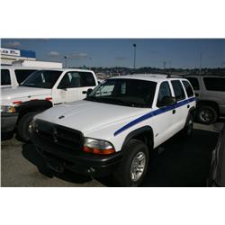 2002 DODGE DURANGO 4DR SUV