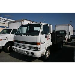 1992 GMC 5000 FLATDECK WHITE
