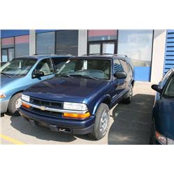2002 CHEV BLAZER 4DR SUV BLUE