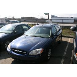 2000 FORD TAURUS 4DR SUV BLUE