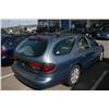 Image 3 : 2001 FORD TAURUS 4DR S/W BLUE