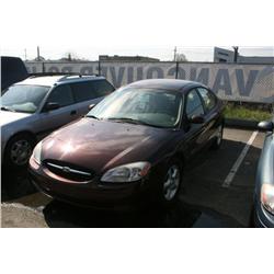 2000 FORD TAURUS 4DR BROWN G