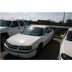 2001 CHEV IMPALA 4DR WHITE