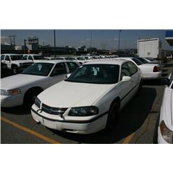 2004 CHEV IMPALA 4DR WHITE