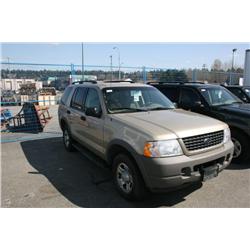 2002 FORD EXPLORER 4DR GOLD