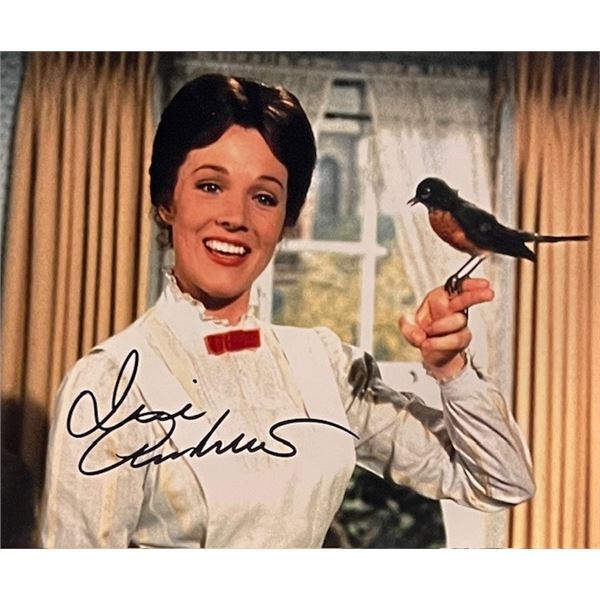 Mary Poppins Julie Andrews signed photo