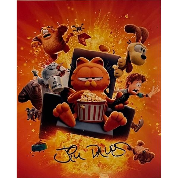 Garfield Jim Davis Signed Photo
