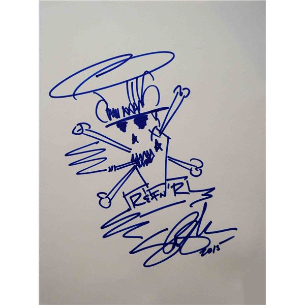 Slash original signed drawing
