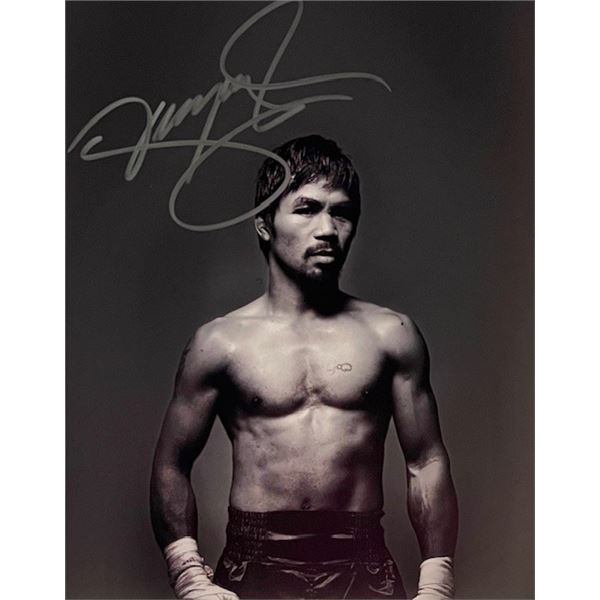 Boxing Champion Manny Pacquiao Signed Photo