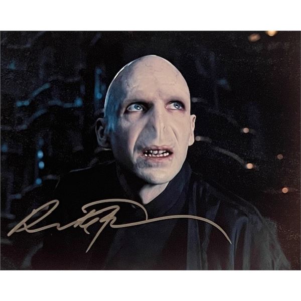 Harry Potter Ralph Fiennes Signed Photo