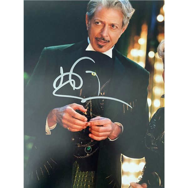 Jeff Goldblum signed photo