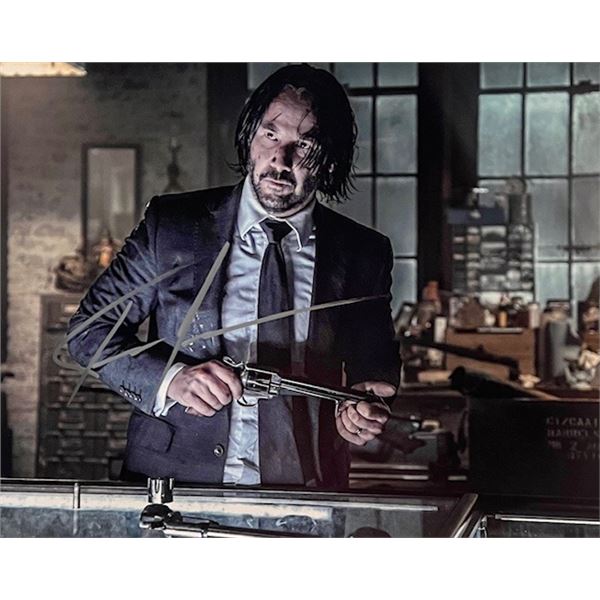 John Wick Keanu Reeves Signed Photo