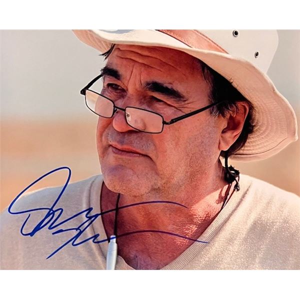 Platoon Director Oliver Stone Signed Photo