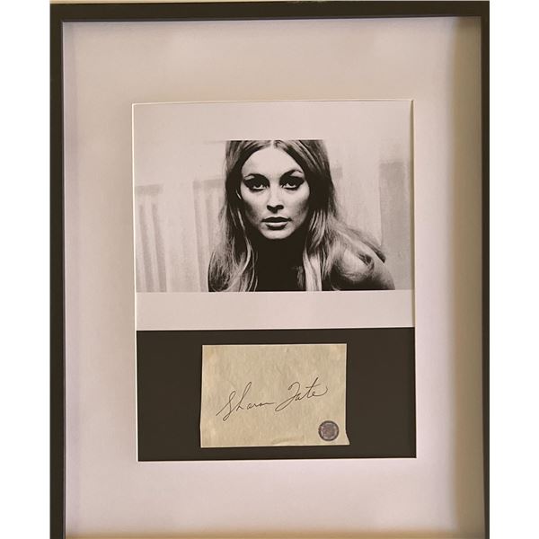 Sharon Tate original signature collage