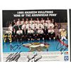 Image 1 : 1995 Anaheim Bullfrogs signed team photo