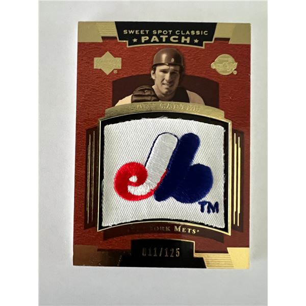 New York Mets Upper Deck official patch trading card