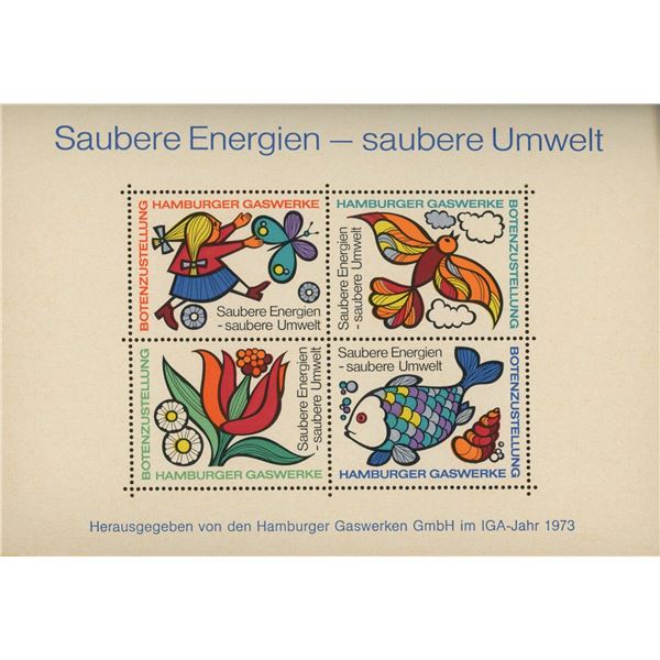 Hamburger Gaswerke Stamp Set