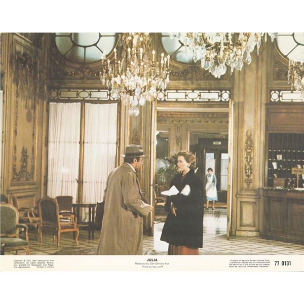 Julia 1977 original vintage lobby card
