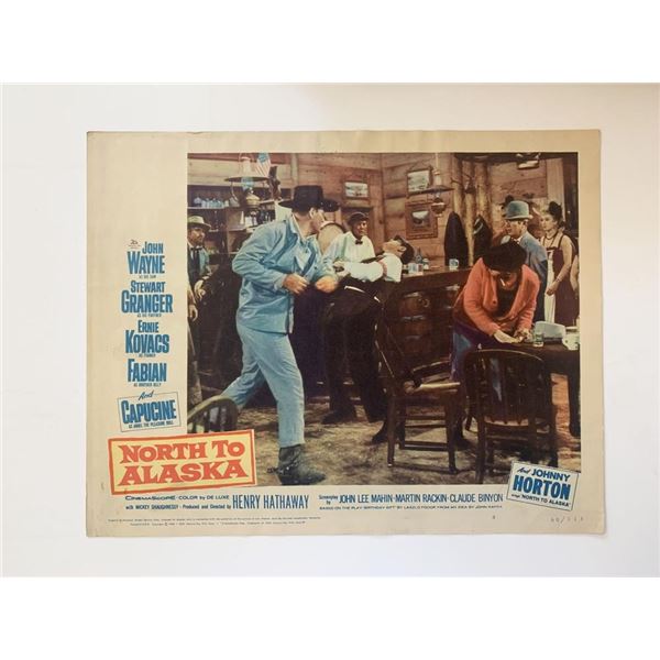North to Alaska original 1960 vintage lobby card
