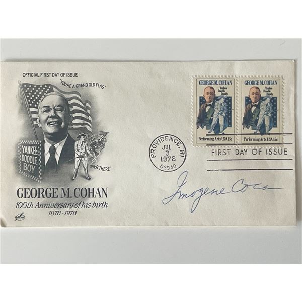 Comedienne Imogene Coca signed cover